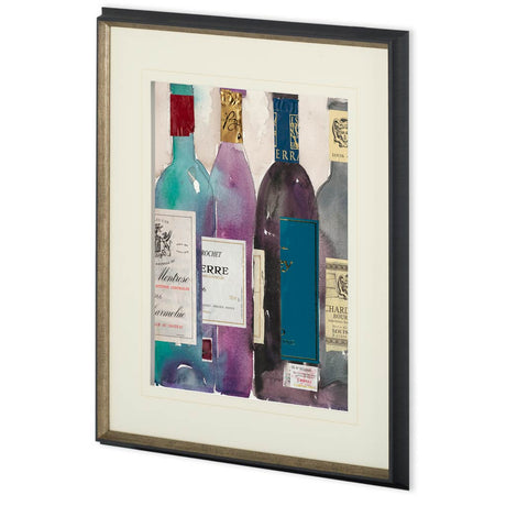 Dinner Party II by Samuel Dixon a Hand Embellished Textured Framed Art Print Matted under Glass by Mercana at Eve Furniture