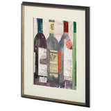 Dinner Party III by Samuel Dixon a Hand Embellished Textured Framed Art Print Matted under Glass by Mercana at Eve Furniture