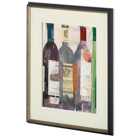 Dinner Party III by Samuel Dixon a Hand Embellished Textured Framed Art Print Matted under Glass by Mercana at Eve Furniture