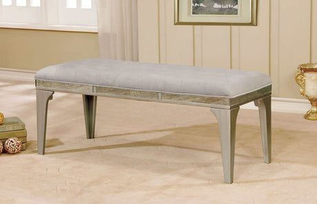 Diocles Silver & Gray 6-Piece Dining Room Set by Furniture of America at Eve Furniture