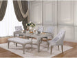 Diocles Silver & Gray 6-Piece Dining Room Set by Furniture of America at Eve Furniture