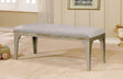 Diocles Silver/Gray Bench by Furniture of America at Eve Furniture