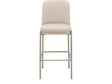 Dion Camel/Brushed Nickel Upholstered Bar Stool (Set of 2) by Modus Furniture at Eve Furniture