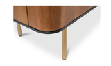 Dionne 4 Door Sideboard Brass by Moe's Home at Eve Furniture
