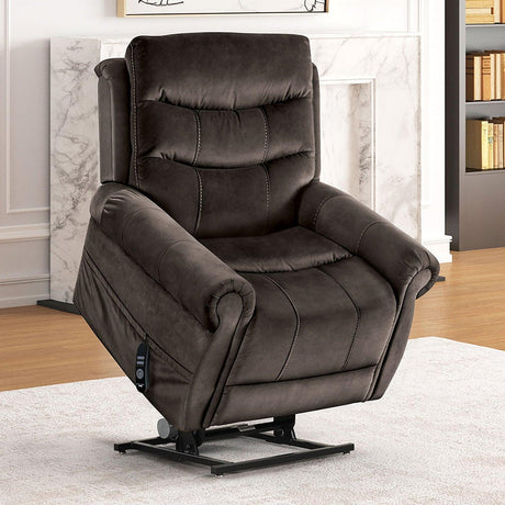 Dionysia Dark Gray Lift Chair by Furniture of America at Eve Furniture
