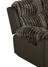 Dionysus Brown Manual Reclining Sofa