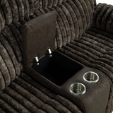 Dionysus Brown Manual Reclining Sofa