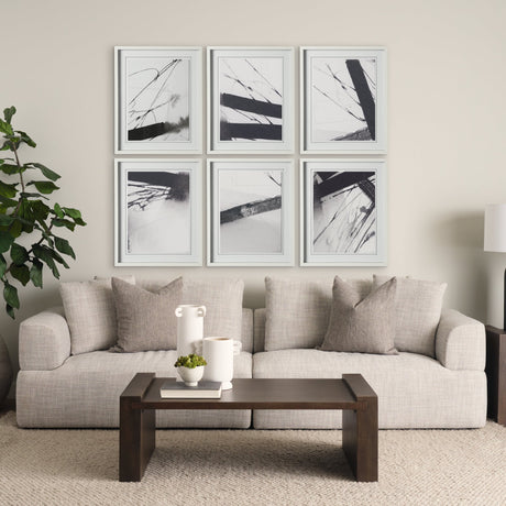 Directions III by Mercana Studio a Hand Embellished Textured Framed Art Print Matted under Glass by Mercana at Eve Furniture
