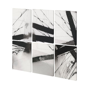 Directions I(Set 6) by Mercana Studio a Hand Embellished Textured Canvas by Mercana at Eve Furniture