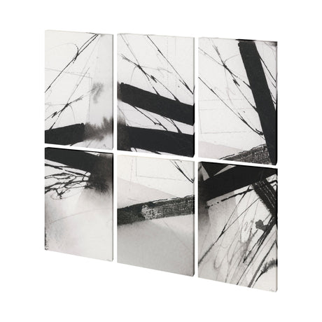 Directions I(Set 6) by Mercana Studio a Hand Embellished Textured Canvas by Mercana at Eve Furniture