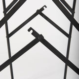 Direttore 19.3L x 19.3W x 44.1H Brown Leather Seat W/Black Iron Frame Bar Stool by Mercana at Eve Furniture
