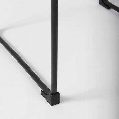 Direttore Brown/Gray Suede W/ Metal Frame Bar Stool by Mercana at Eve Furniture