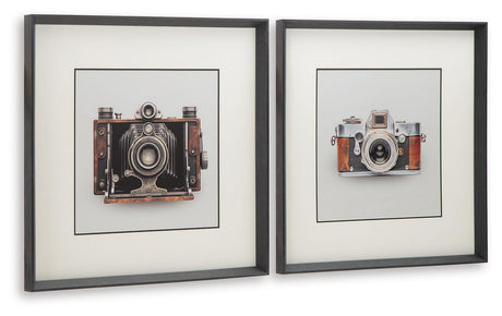 Dirkgrove Black/White/Brown Wall Art, Set of 2 by Ashley at Eve Furniture