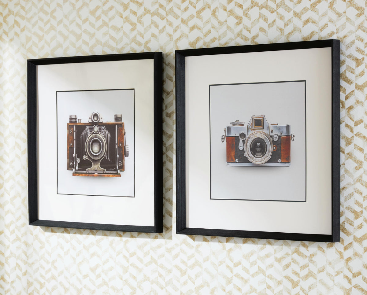 Dirkgrove Black/White/Brown Wall Art, Set of 2 by Ashley at Eve Furniture