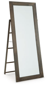 Dirkins Brown Floor Mirror by Ashley at Eve Furniture