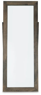 Dirkins Brown Floor Mirror by Ashley at Eve Furniture