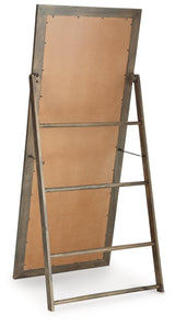 Dirkins Brown Floor Mirror by Ashley at Eve Furniture