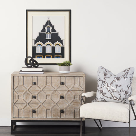 Discerning Domicile by Irene Sucocki Framed Art Print Matted under Glass by Mercana at Eve Furniture