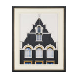 Discerning Domicile by Irene Sucocki Framed Art Print Matted under Glass by Mercana at Eve Furniture