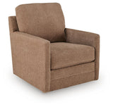 Dishford Cinnamon Swivel Accent Chair