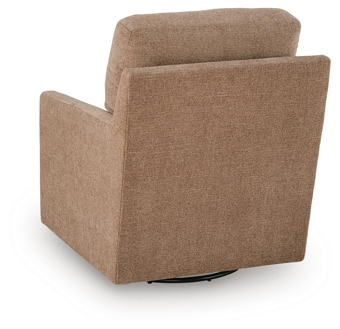 Dishford Cinnamon Swivel Accent Chair