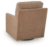 Dishford Cinnamon Swivel Accent Chair