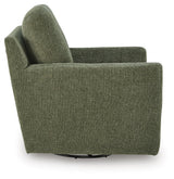 Dishford Evergreen Swivel Accent Chair by Ashley at Eve Furniture