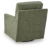 Dishford Evergreen Swivel Accent Chair by Ashley at Eve Furniture