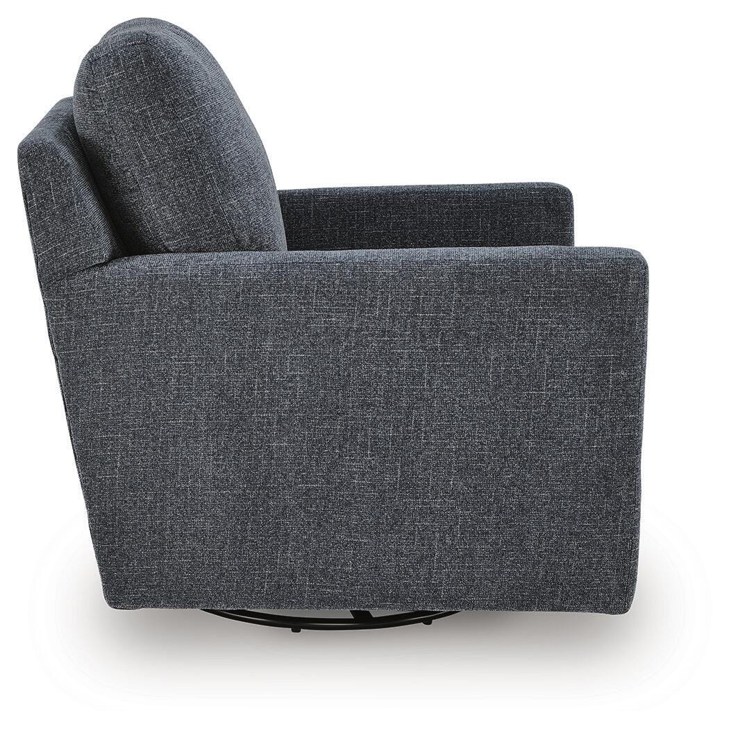Dishford Storm Swivel Accent Chair by Ashley at Eve Furniture