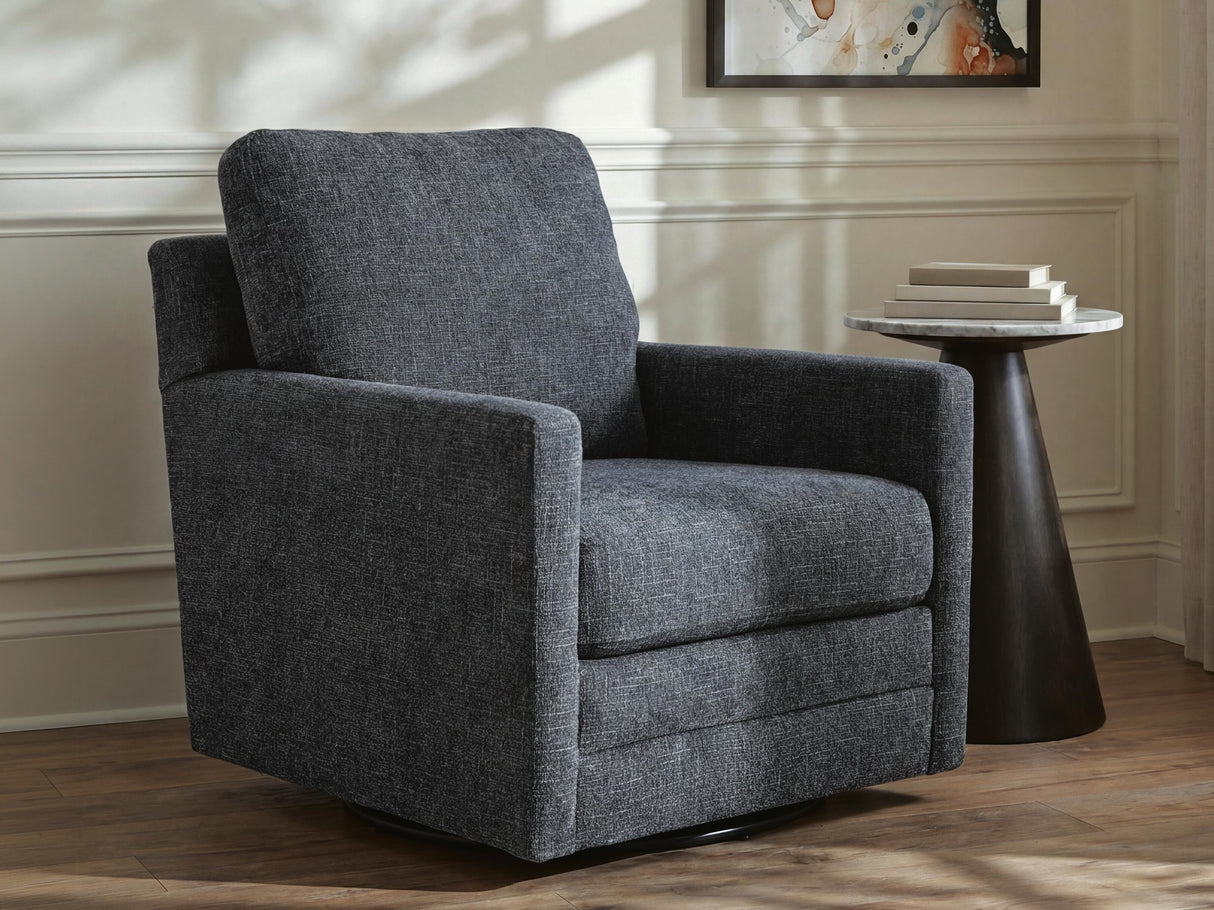 Dishford Storm Swivel Accent Chair by Ashley at Eve Furniture