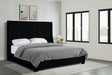 Dispson Black Queen Panel Bed by Happy Homes at Eve Furniture