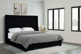 Dispson Black Queen Panel Bed by Happy Homes at Eve Furniture
