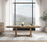 Dita 63"-95" Extendable Dining Table - Warm Natural by Classic Home at Eve Furniture