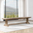 Dita Natural Pine Dining Bench by Classic Home at Eve Furniture