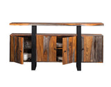 Ditman 4-door Sheesham Solid Wood Sideboard Buffet Grey by Coaster at Eve Furniture