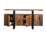 Ditman 4-door Sheesham Solid Wood Sideboard Buffet Grey by Coaster at Eve Furniture