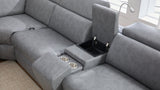 Divani Grey 7-Piece Power Reclining Sectional by New Era Innovations at Eve Furniture