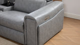 Divani Grey 7-Piece Power Reclining Sectional by New Era Innovations at Eve Furniture