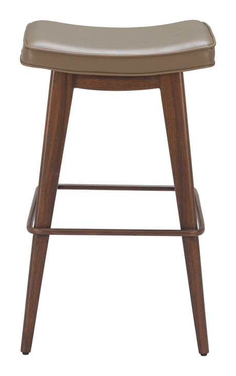 Divat Taupe & Walnut Barstool (Set of 2) by Zuomod at Eve Furniture