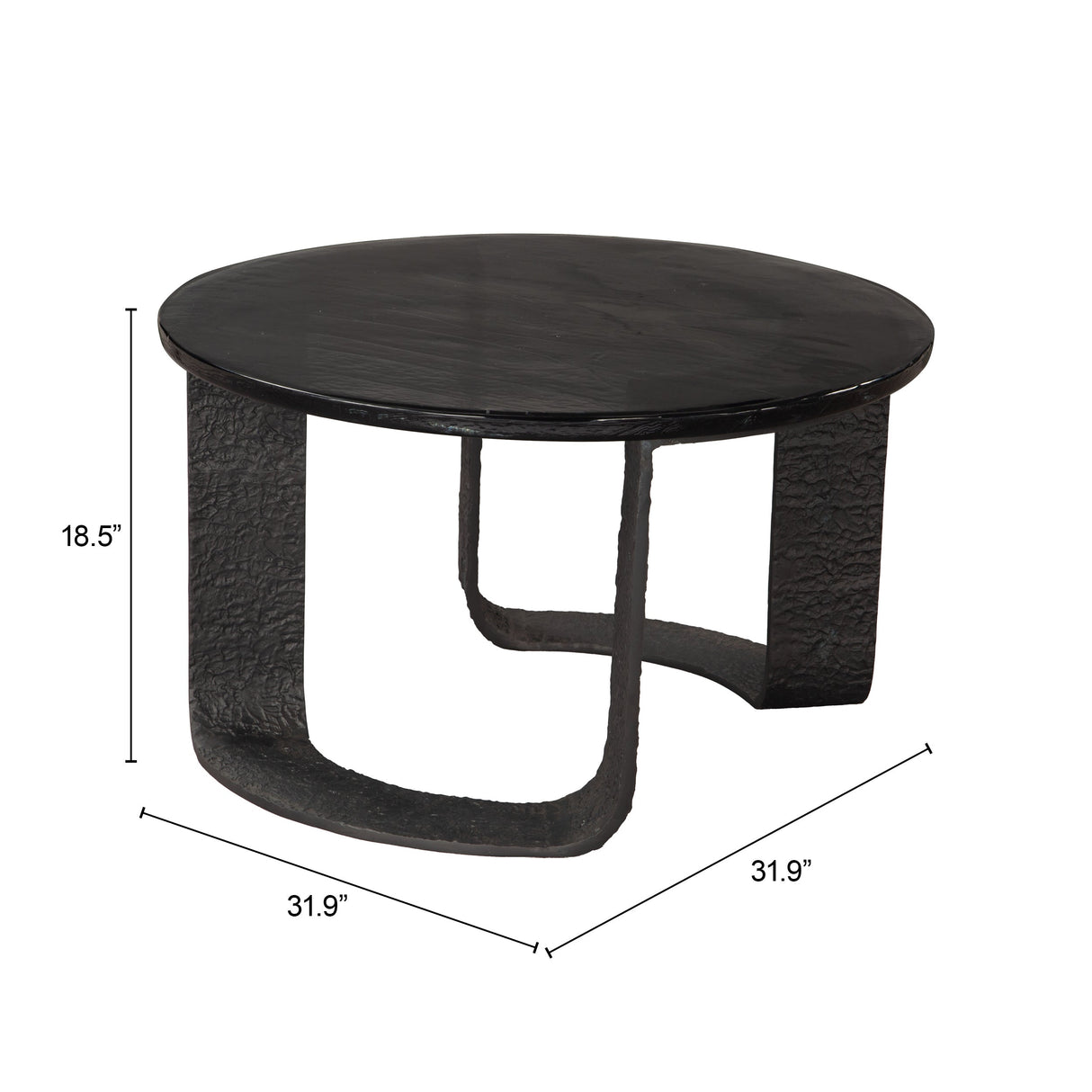 Divin Black Coffee Table by Zuomod at Eve Furniture