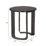 Divin Black Side Table by Zuomod at Eve Furniture