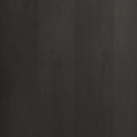 Divina Black-Brown Wood w/ White Marble Top and Black Metal Base 1 Drawer Side Table by Mercana at Eve Furniture