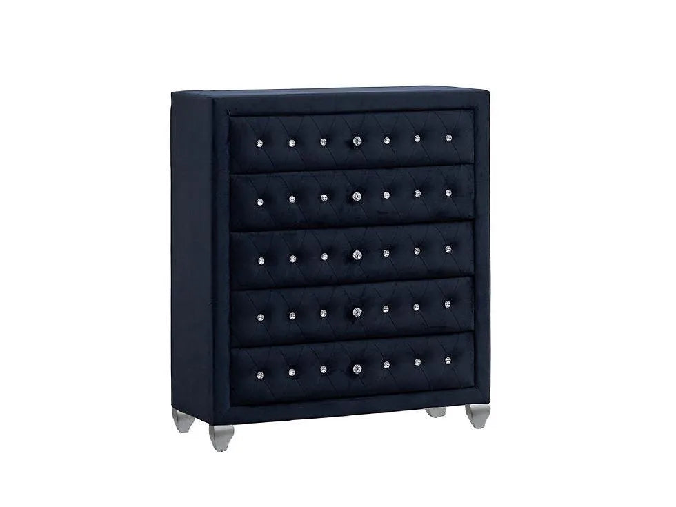 Divina Black Platform Bedroom Set by New Era Innovations at Eve Furniture