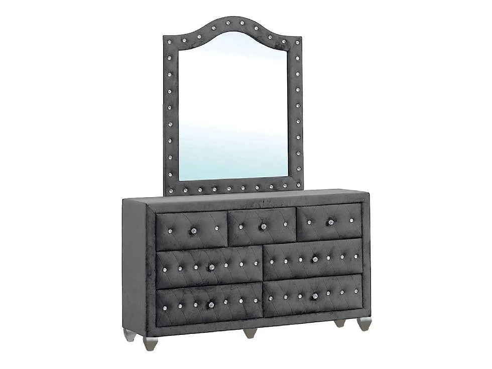 Divina Grey Platform Bedroom Set by New Era Innovations at Eve Furniture