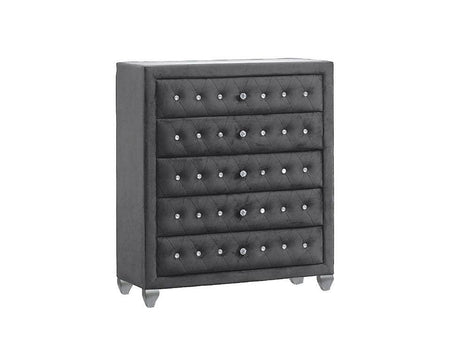 Divina Grey Platform Bedroom Set by New Era Innovations at Eve Furniture