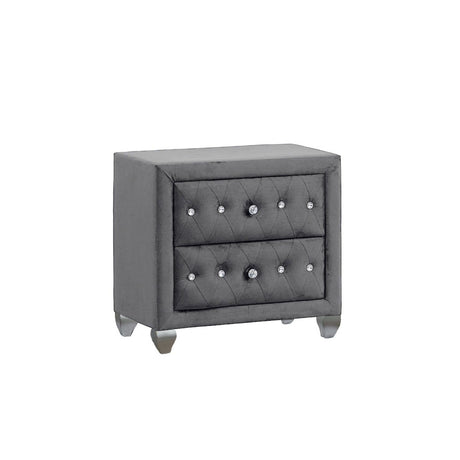 Divina Grey Platform Queen bed by New Era Innovations at Eve Furniture