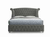 Divina Grey Platform King bed by New Era Innovations at Eve Furniture