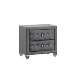 Divina Grey Platform King bed by New Era Innovations at Eve Furniture