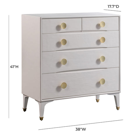 Divine White Chest by TOV Furniture at Eve Furniture