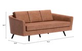 Divinity Brown Sofa by Zuomod at Eve Furniture